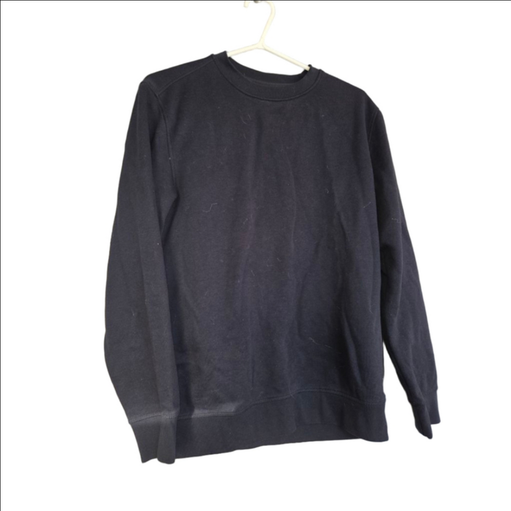Men's Athletic Works Black Crewneck Sweatshirt S